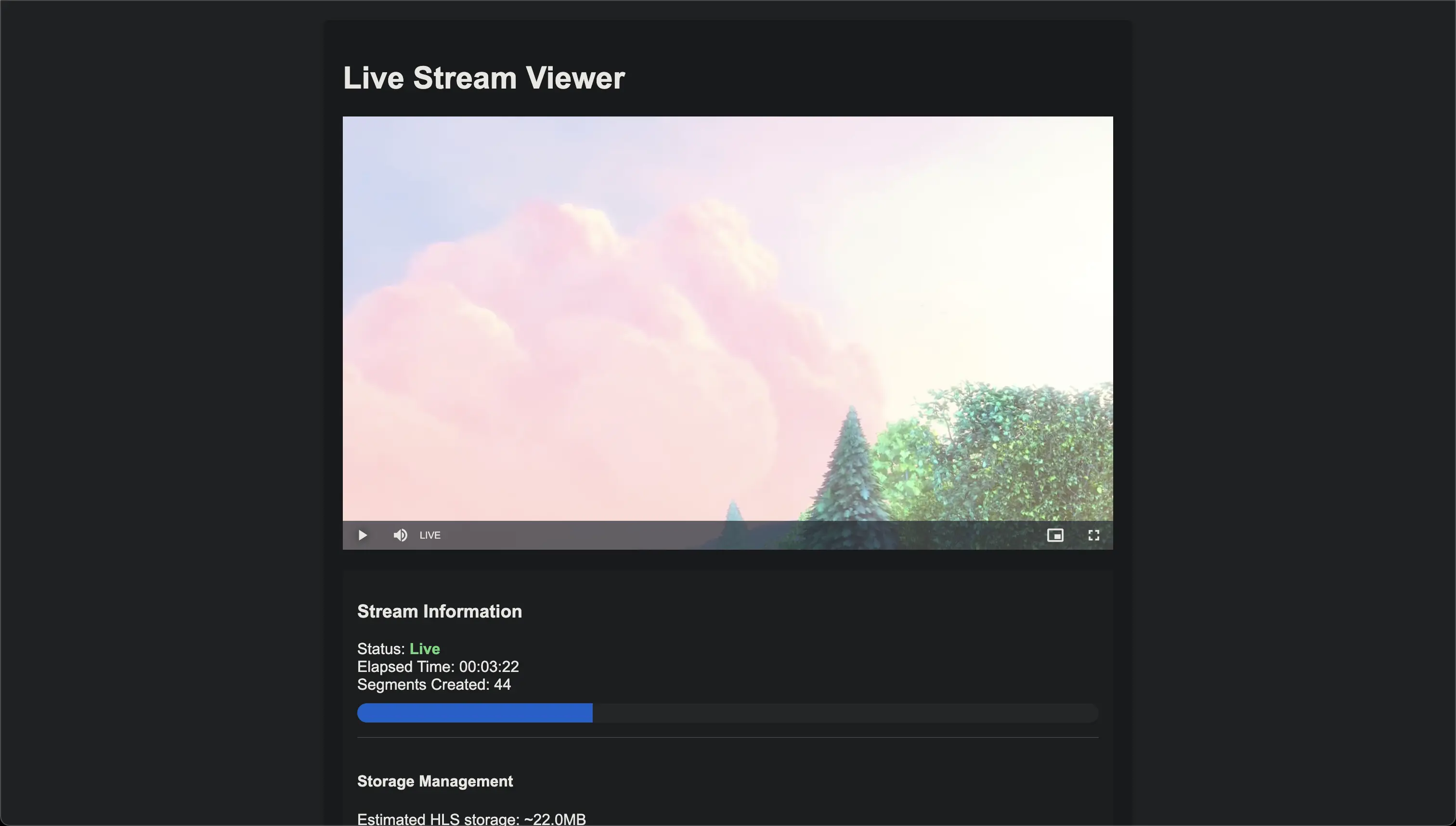 hls server thumbnail